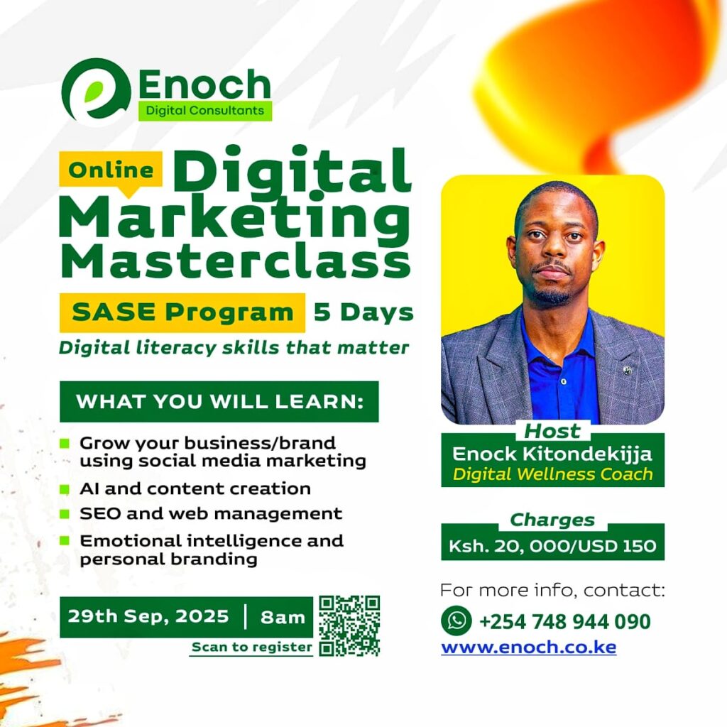 Digital Marketing Masterclass Poster